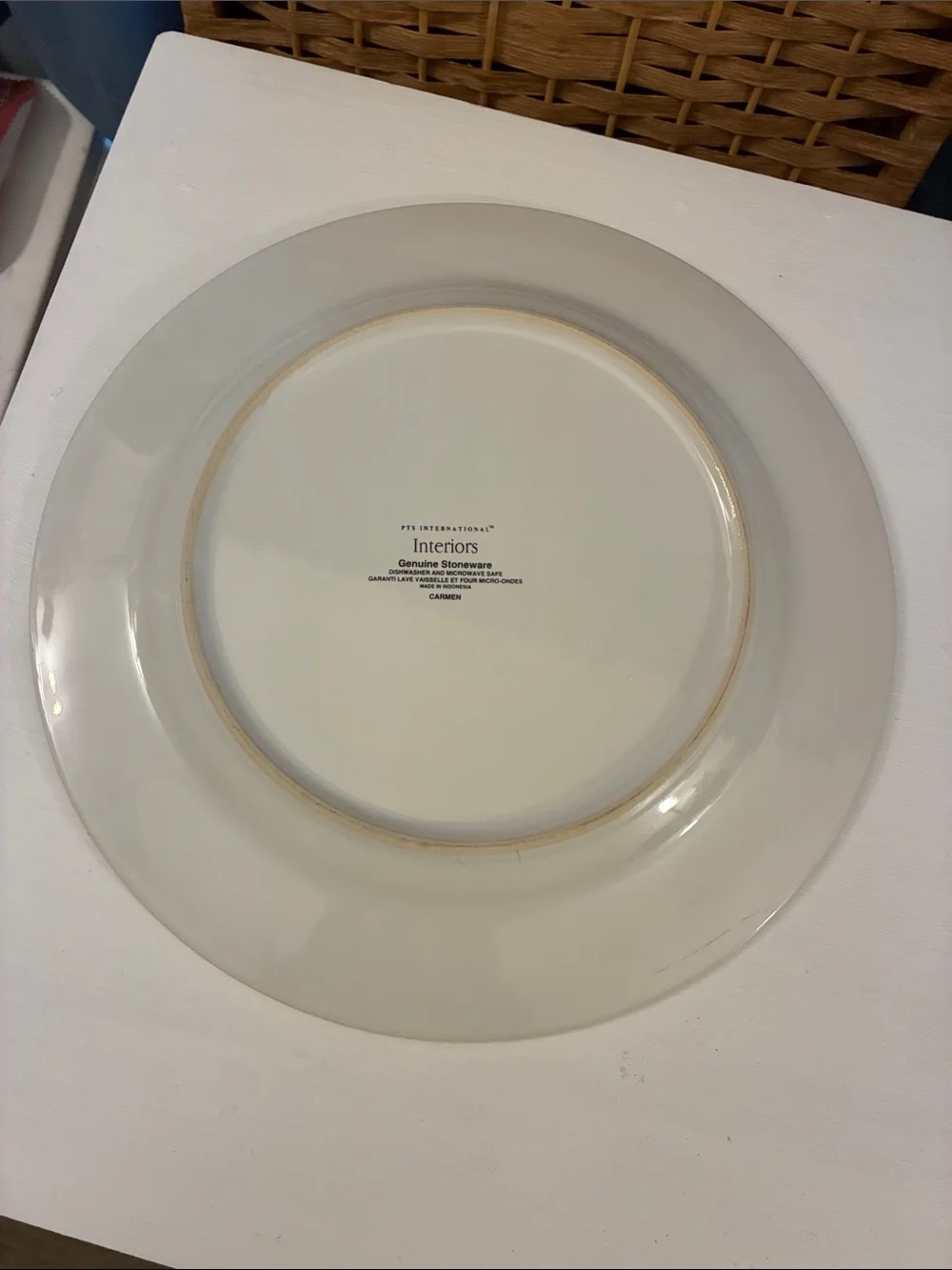 PTS International Interiors Carmen Chop Plate 12”